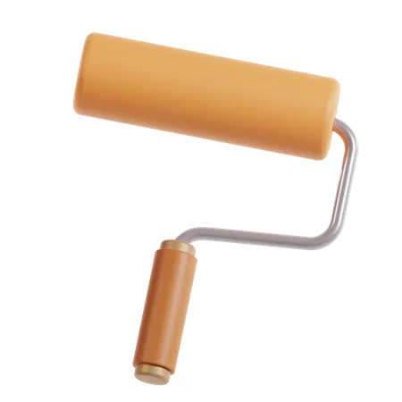 Rouleau de brosse  3D Icon