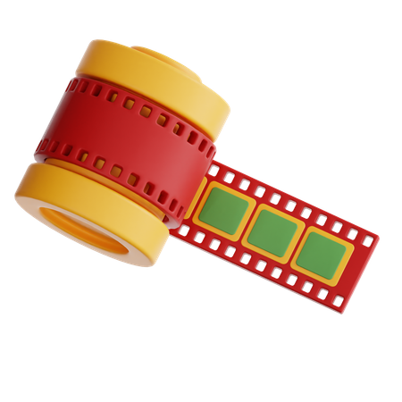 Rouleau de film  3D Icon