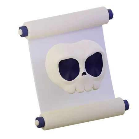 Rouleau de papier mortel  3D Icon