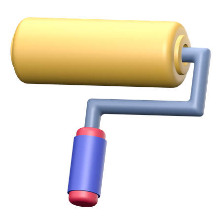 Rouleau de peinture  3D Icon