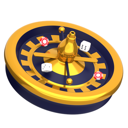 Roulette-Rad  3D Icon