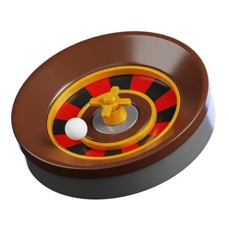 Roue de roulette  3D Icon