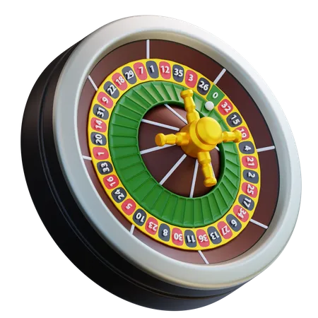 Roulette Wheel  3D Icon