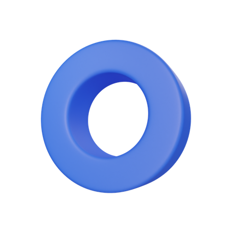 Round  3D Icon