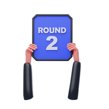 Round  3D Icon