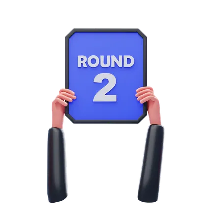 Round  3D Icon