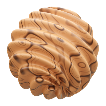 Round Abstract Shape  3D Icon