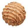 round abstract shape emoji 3d