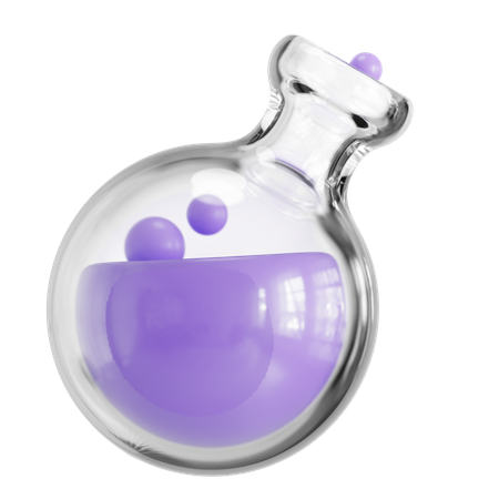Round bottom flask  3D Icon