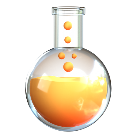 Round Bottom Flask  3D Icon