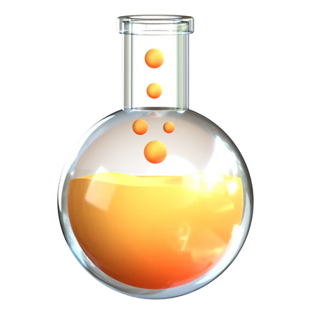 Round Bottom Flask  3D Icon