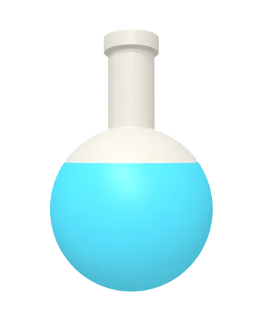 Round Bottom Flask  3D Icon