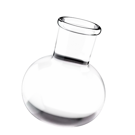 Round Bottomed Flask  3D Icon