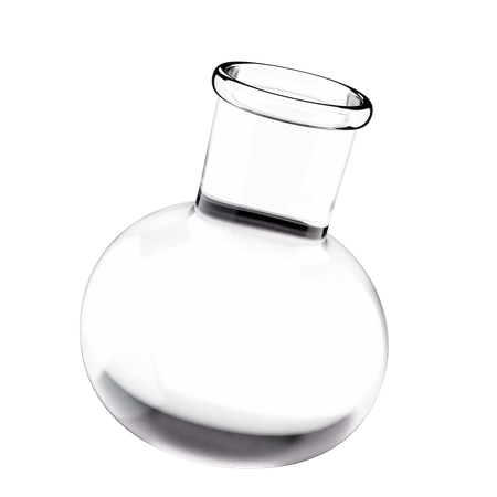 Round Bottomed Flask 3D Icon