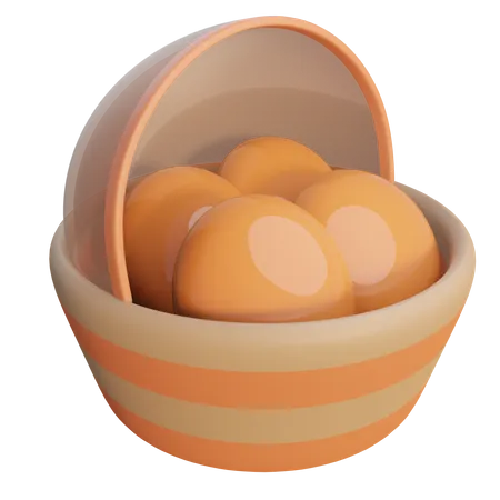 Round Bread  3D Icon