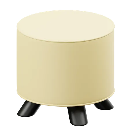 Round Chair  3D Icon