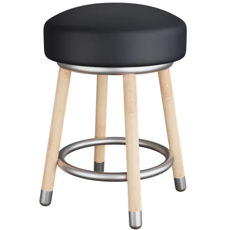 Round Chair  3D Icon