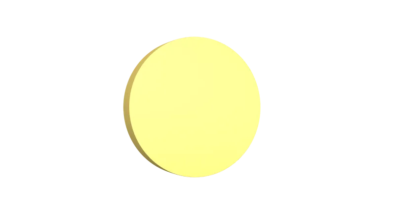 Circle 3 D Icon For Arrange 3D Illustration
