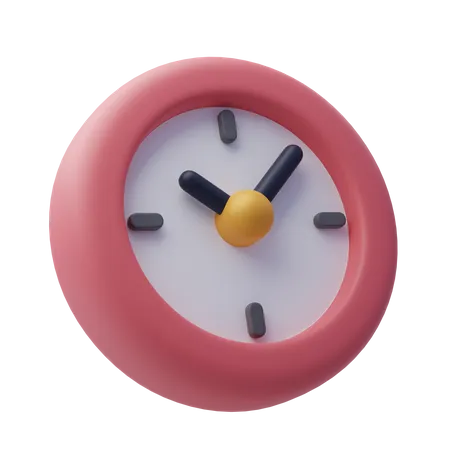 Round Clock  3D Icon