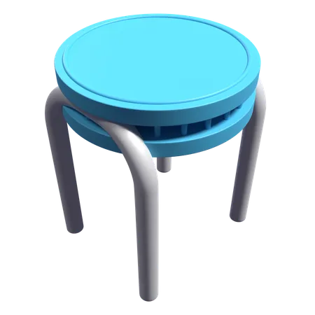 Round Dine Table  3D Icon