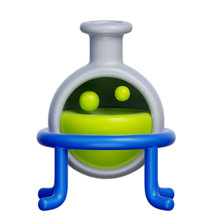 Round Flask  3D Icon