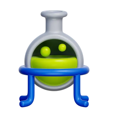 Round Flask  3D Icon