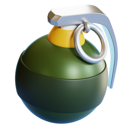 ROUND GRENADE  3D Icon