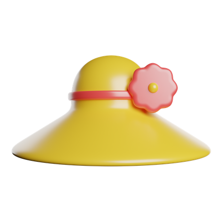 Round Hat  3D Icon