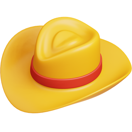 Round Hat  3D Icon