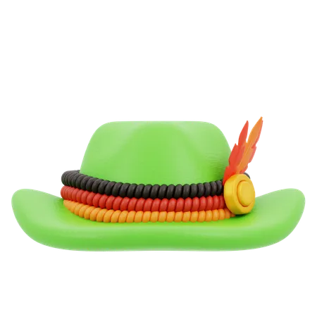 Round Hat  3D Icon