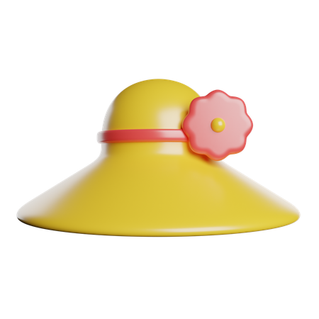 Round Hat  3D Icon