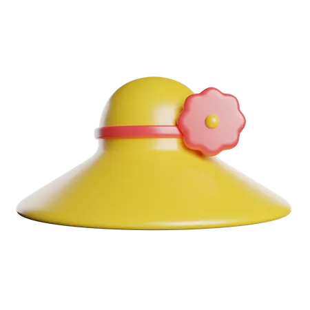 Round Hat  3D Icon