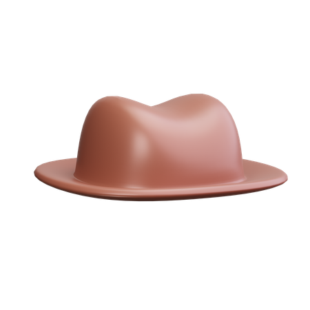 Round Hat  3D Icon