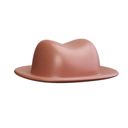 Round Hat  3D Icon