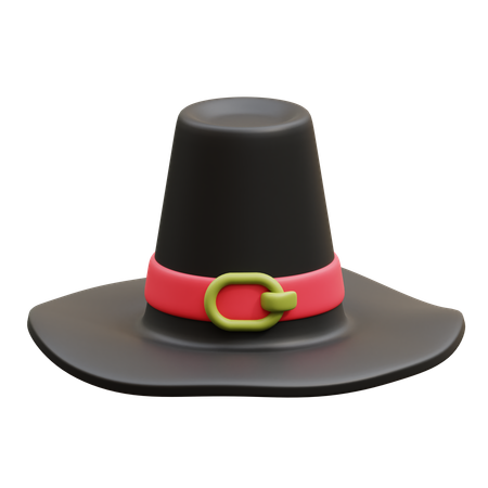 Round Hat  3D Icon