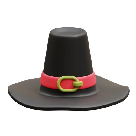 Round Hat  3D Icon