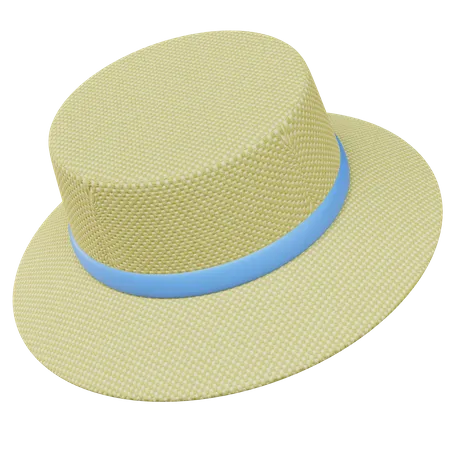 Round Hat  3D Illustration