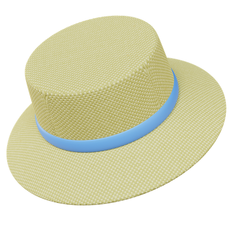 Round Hat  3D Illustration