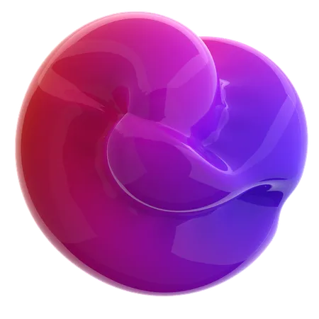 Round shape  3D Icon