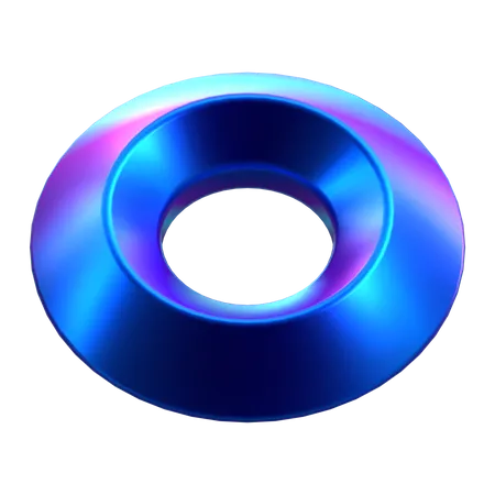 Round Shape 3D Icon