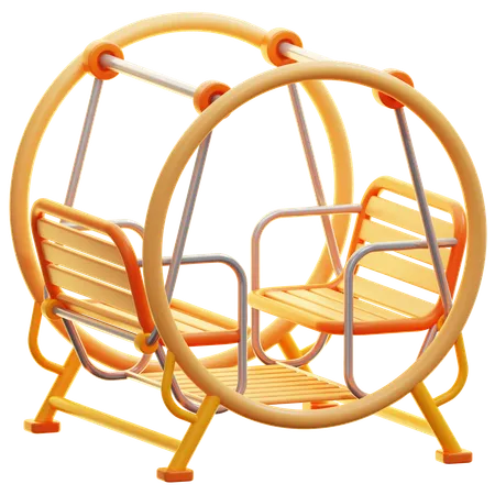 Round Swing  3D Icon