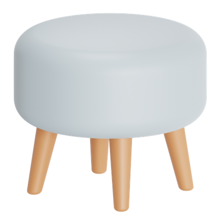 Round table  3D Icon