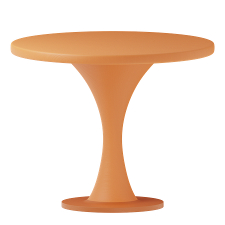 Round Table  3D Icon