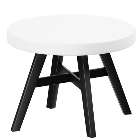 Round Table  3D Icon