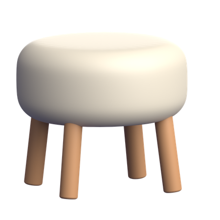 Round Table  3D Icon