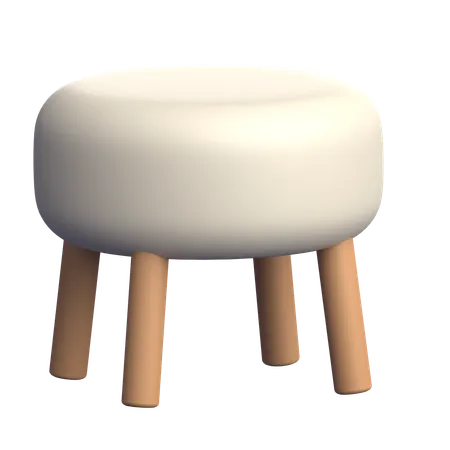 Round Table  3D Icon