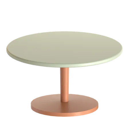 Round Table  3D Icon