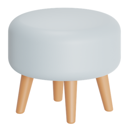 Round table  3D Icon