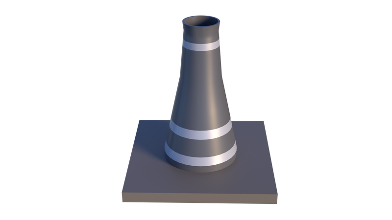 ラウンドタンク  3D Icon
