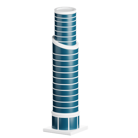 Round Tower  3D Icon
